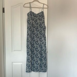Oak + Fort Floral Midi Dress